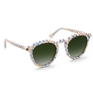 NIB RARE KREWE Collins Nylon Women’s Sunglasses in Pincheck